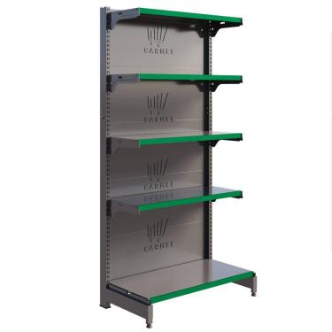 Imagem de Gôndola Fit Parede 1 Inicial 2,02m Farmácia Comercial - Amapá