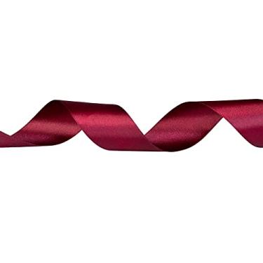 Imagem de Craft County - Fita de cetim dupla face de 3,8 cm - Magenta escura - 23 metros - Ótimo para projetos de artesanato, embrulho, casamentos, festas, projetos florais, decoração de casa e muito mais