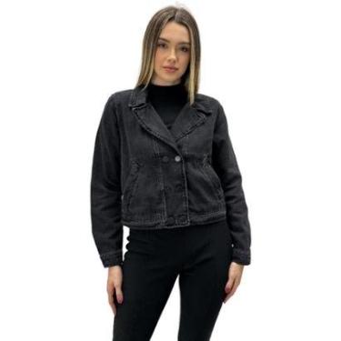 Imagem de Jaqueta Hering Jeans Reta com Botões-Feminino