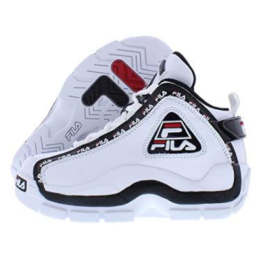 Imagem de Fila Kids' Grant Hill 2 Repeat Basketball Sneakers White/Black/Red 1