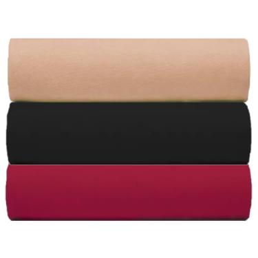 Imagem de Kit 3 Lençol de Malha Casal C/Elástico 100% Algodão (KIT 1)