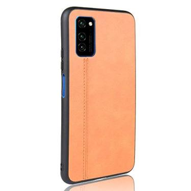 Imagem de Capa para celular Huawei Honor V30 Pro Proteção robusta 360° Capa de couro liso para Huawei Honor V30 Pro