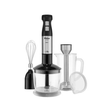 Imagem de Mixer 3 em 1 Philco 800W Preto PMX2000 - 1 Velocidade, Preto, 110V