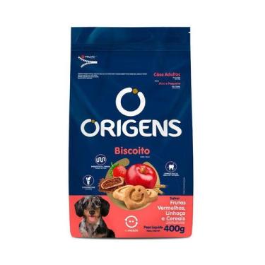 Imagem de Biscoito Origens para Cães Adultos de Porte Mini e Pequeno Sabor Fruta