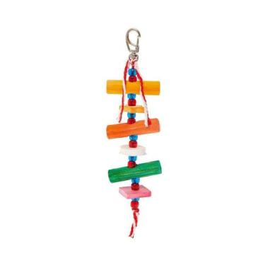Imagem de Brinquedo Kakatoo Bica Pedra Tico para Pássaros - Cores Sortidas - Tam