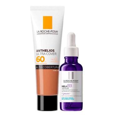 Imagem de La Roche-Posay Kit - Sérum + Protetor Solar FPS60 Cor 5.0 para Rejuven
