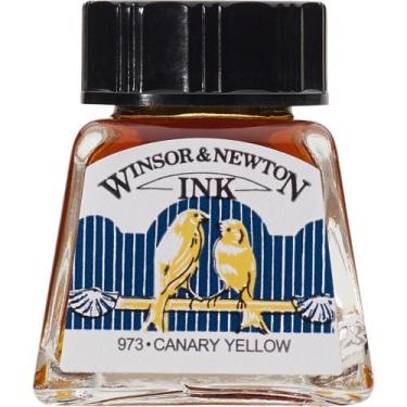 Imagem de Tinta para Desenho Winsor & Newton 14ml Canary Yellow