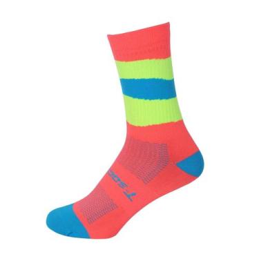 Imagem de Meia Ciclismo Mtb Speed Corrida- Onda - T-Socks, 33 ao 37, Laranja