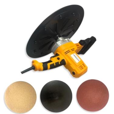 Imagem de Desempenadeira Parede Reboco Elétrica Menegotti 1200w 60Hz P/Revestimento Massa Corrida Textura Calfino - (127, Volts)