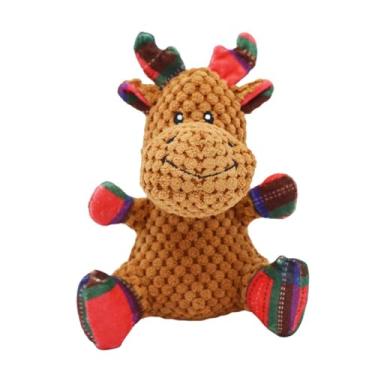 Imagem de Ｂｅｓｇａ Brinquedo de Cachorro Que Faz Barulho de Natal Brinquedo Macio para Animais de Estimação Brinquedos de Pelúcia Engraçados para Cães Brinquedo de, Alce