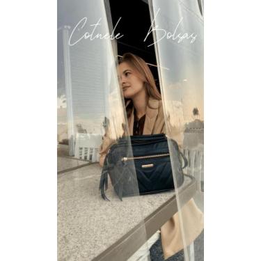 Imagem de Bolsa feminina de couro legitimo Cotnele