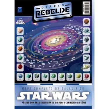 Imagem de Pôster Diário Rebelde - Star Wars: Mapa Completa da Galáxia - Editora 