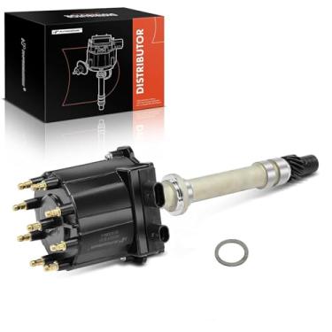 Imagem de A-Premium Distribuidor de ignição com módulo, tampa e rotor compatível com Chevrolet Tahoe, Camaro, Blazer, Caprice e GMC Yukon, Caballero, Jimmy, Brougham, B60, C1500, K1500 e Pontiac Firebird