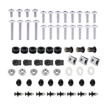 Imagem de Kit de parafusos de carenagem de motocicleta para Suzuki GSXR1000 GSX-R1000 2007-2008, parafusos de trabalho, fixadores e kits de ferragens, plástico de aço inoxidável