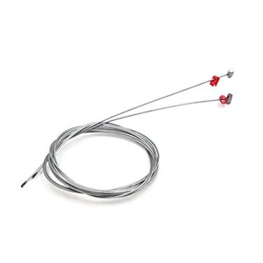 Imagem de uxcell Cabo de embreagem de metal universal com 2 peças de comprimento de 1,8 m para motocicleta e scooter