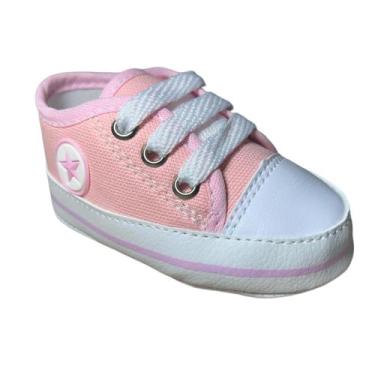Imagem de Tênis Sapatinho Para Bebê - Baby's Shoes, Rosa, M (15/16)