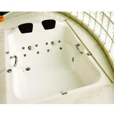 Imagem de Banheira de Hidromassagem Ouro Fino Acrillic Dupla Premium 1,60m x 1,2