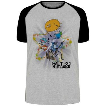 Imagem de Camiseta Cartoon Network personagens  Blusa Plus Size extra grande adu