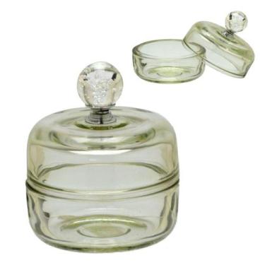 Imagem de Potiche Decorativo Verde 9,5x11x9,5cm - Mabruk