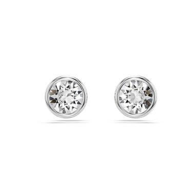 Imagem de Brincos Swarovski stud Imber, Branco, Revestido em ródio