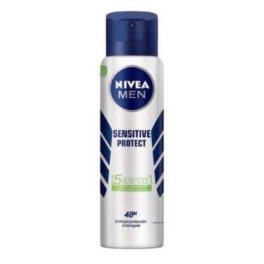 Imagem de Desodorante Masculino Aerosol Sensitive Protect 48h 150ml - Nivea, 1