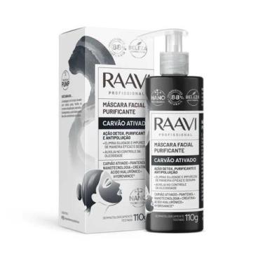 Imagem de Máscara Facial Purificante Carvão Ativado 110g - Raavi - Raavi Dermoco