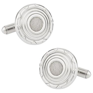 Imagem de Abotoaduras de Aço Inoxidável Exclusivas Cuff-Daddy com Caixa de Apresentação