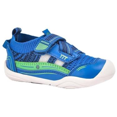 Imagem de pediped Tênis masculino Grip 'N' Go First Walker, Azul, 19 Little Kid