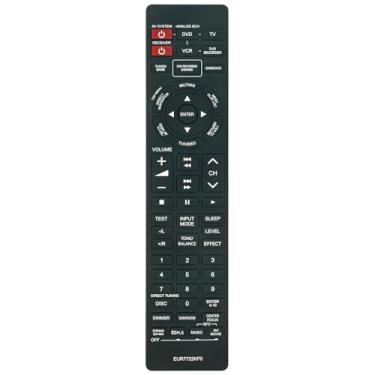 Imagem de EUR7722KF0 substitui o controle remoto do alto-falante Home Cinema compatível com o sistema de áudio Panasonic SC-HT05 SA-HT05 Home Theater
