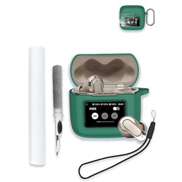 Imagem de Capa para JBL Tour Pro 3 – Fones de ouvido com cancelamento de ruído sem fio, protetor de silicone macio WUNIAK portátil, resistente a arranhões, com 2 unidades de protetor de tela, kit de limpeza,