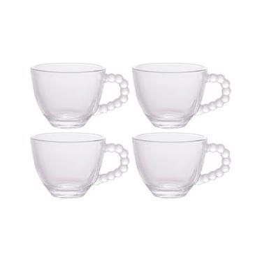 Imagem de Conjunto com 4 Xícaras para Café Wolff Pearl em Cristal - 80 ml