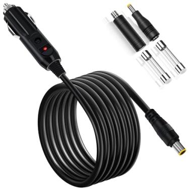 Imagem de YEZriler Cabo De Carregamento De Carro 14Awg Para Jackery Portable Power Station Explorer 3000 2000 1500 1000 500 880 550 300 290 240 160 Jackery Acessórios Carregador De Isqueiro Cabo Adaptador Dc