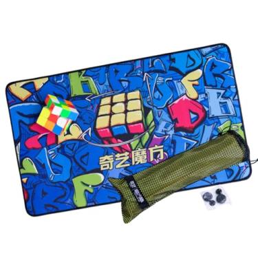 Imagem de Tapete Para Cronômetro Timer De Cubo Mágico - Pintura Grafite Hand Drawn QIYI