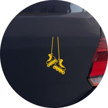 Imagem de Adesivo de Carro Piano de Cauda - Cor Amarelo - Melhor Adesivo, Amarel