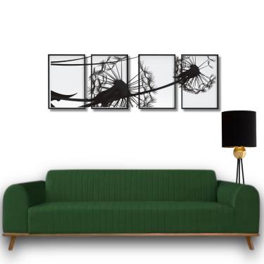 Imagem de Sofá Living Átila, VeluSoft, 2,30 Metros, Design Retrô.