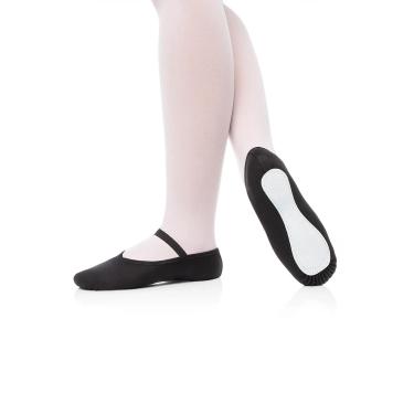 Imagem de Sapatilha Meia-Ponta Sola Inteira, Lona, Só Dança F22, Preto, 27