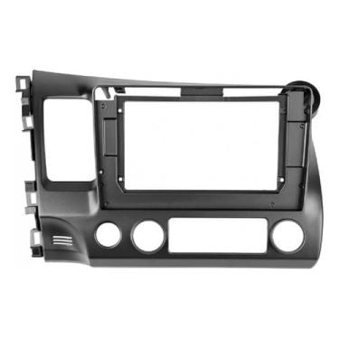 Imagem de Moldura para central multimidia MP5 10 pol 2 din civic 2007 A 2011
