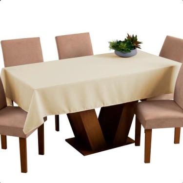 Imagem de Toalha de Mesa para 4 Lugares Retangular 1,45x1,40m Oxford - Valle Enx