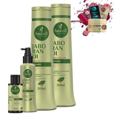 Imagem de Kit Haskell Jaborandi Sh Cond 500ml + 2 Itens