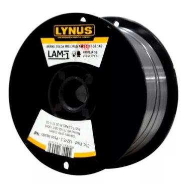 Imagem de Arame Para Solda Mig Uso Sem Gás 0,8mm - Rolo 1kg  - LYNUS
