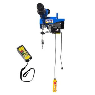 Imagem de Guincho Talha Elétrica PROFISSIONAL com Troley Elétrico e Controle Rem