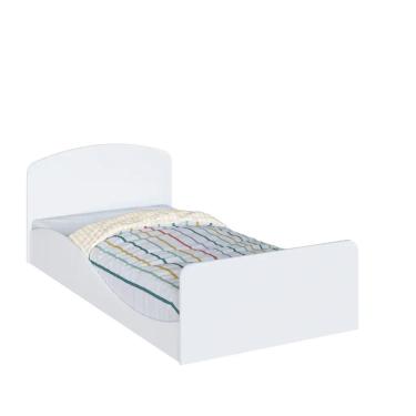 Imagem de Cama Solteiro Moveis Peroba Lua Montessoriana MDF