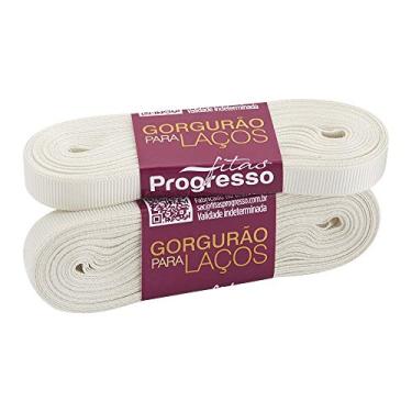 Imagem de FITA GORGURÃO GL002 10MM COR 690 OFF WHITE Peça 10 metros