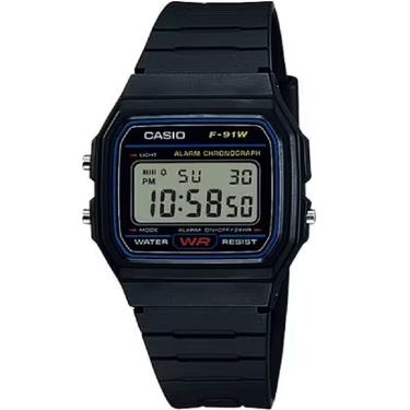 Imagem de Relógio Casio Unissex Digital F-91w-1dg