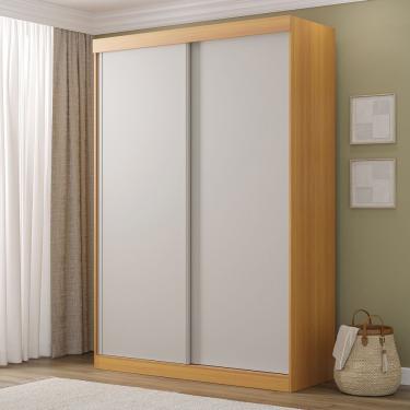 Imagem de Guarda Roupa 2 Portas Samambaia Cabecasa Carvalho Off White