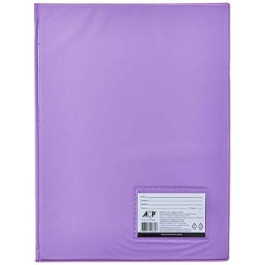 Imagem de Pasta Catalogo Oficio 20 Envelopes Médios, ACP, Lilas, Pacote de 82
