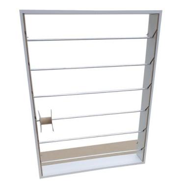 Imagem de Suporte Expositor Rolos Fitas Laços E Viés - Tam. G 6 Hastes - Campos 