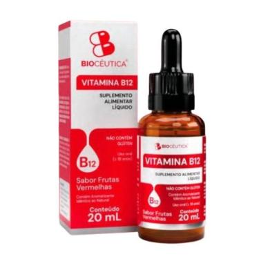 Imagem de Suplemento Vitamina B12 Frutas Vermelhas 20ml Biocêutica - BIOCEUTICA