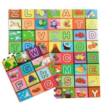 Imagem de Tatame EVA Infantil Educativo Alfabeto 4 Placas de 60x60cm - Yeet