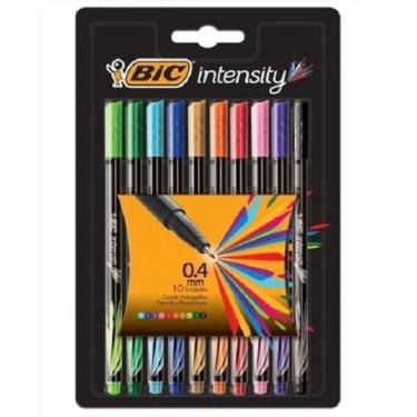 Imagem de Caneta Com Ponta Porosa Intensity 0.4Mm Colors 10 Cores - BIC